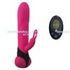 Vibrador rotativo con estimulador control remoto y usb